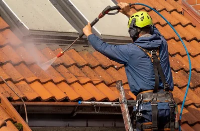 Démoussage et hydrofuge de toiture à Saint-Romain-en-Gal